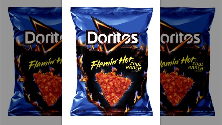 Doritos new flamin hot cool ranch flavor