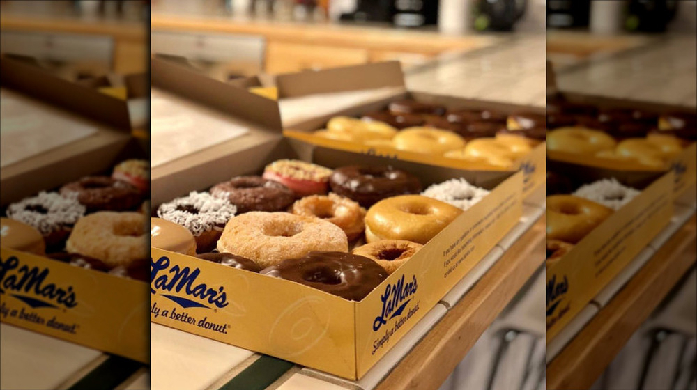 Box of Lamar's Donuts
