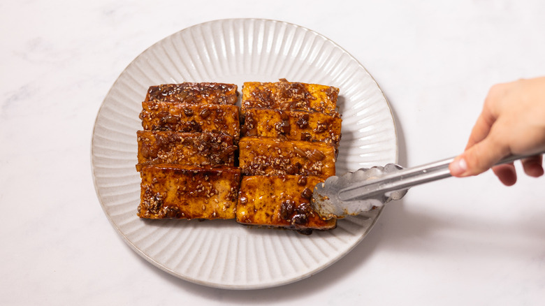 braised tofu with sauce