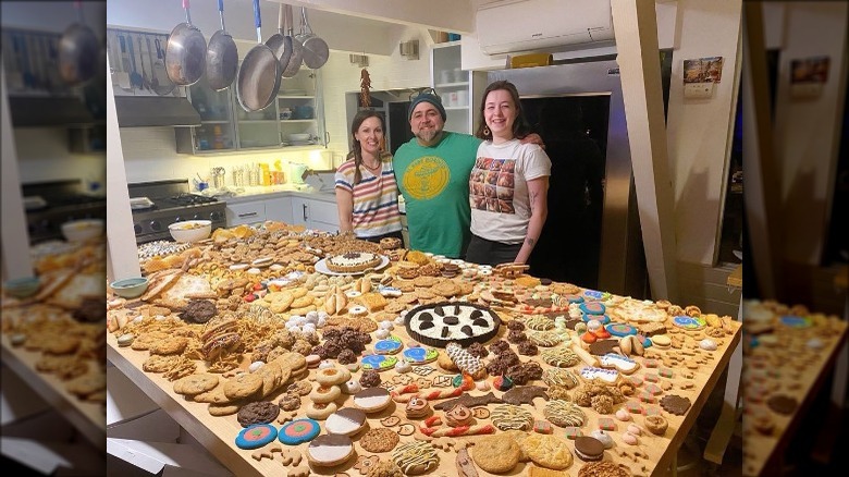 Table full of cookies