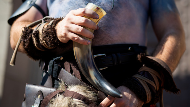 VIking's drinking horn