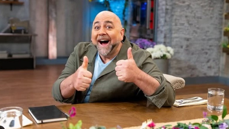 Duff Goldman giving two thumbs up