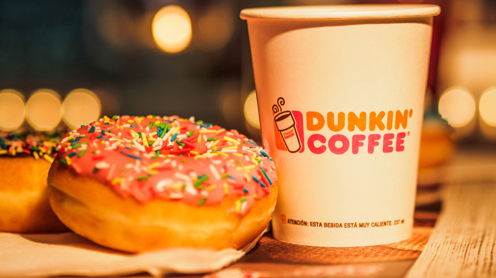 Donuts and coffee from Dunkin'