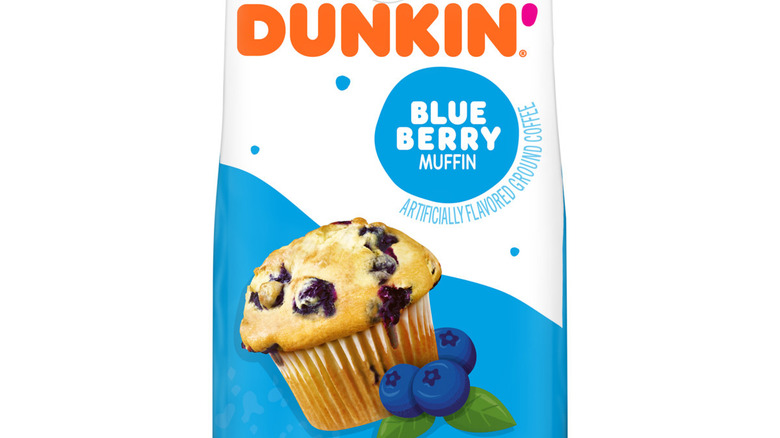 dunkin blueberry coffee bag