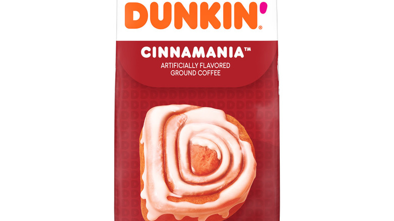 dunkin cinnamon coffee bag