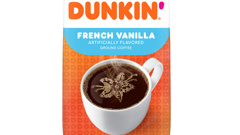 french vanilla dunkin coffee bag