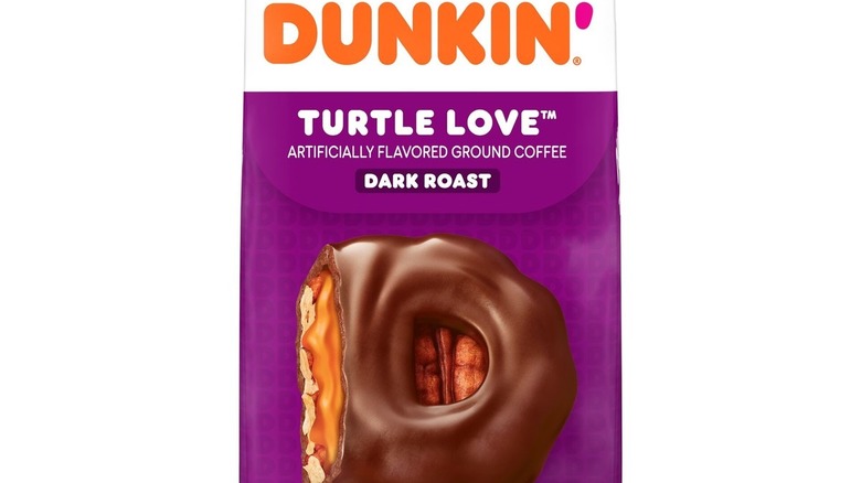 dunkin turtle coffee bag