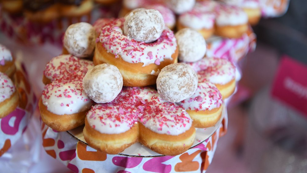 Pile of donuts and donut holes