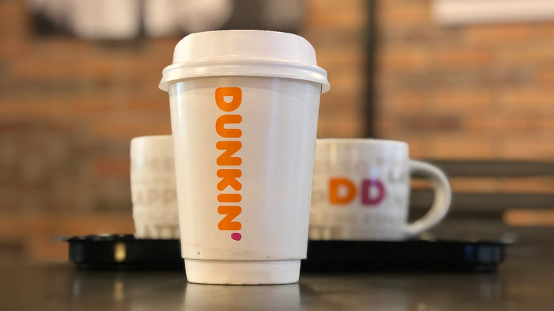 Dunkin Donuts cups