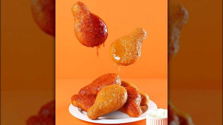 Fried chicken-shaped donuts
