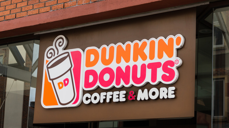 Dunkin' Donuts sign