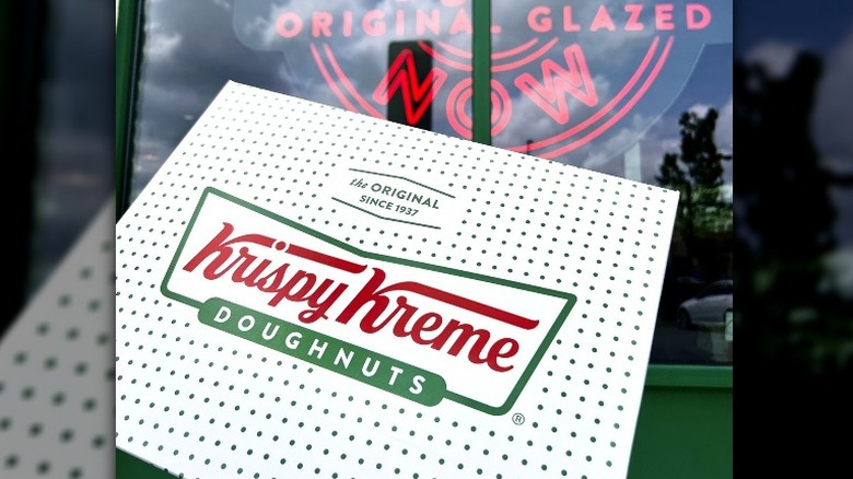 Krispy Kreme donut box