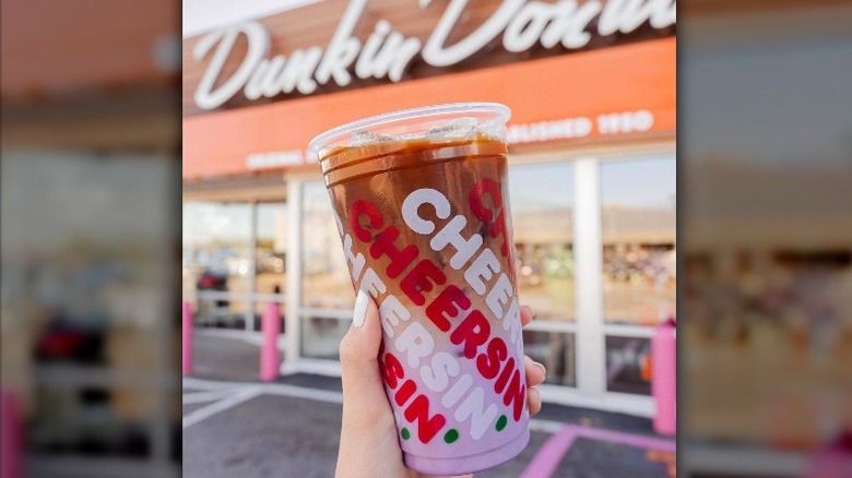 Dunkin' iced coffee