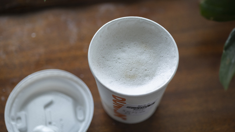 Dunkin latte