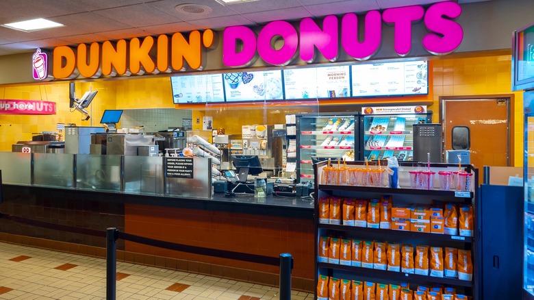 Dunkin' interior