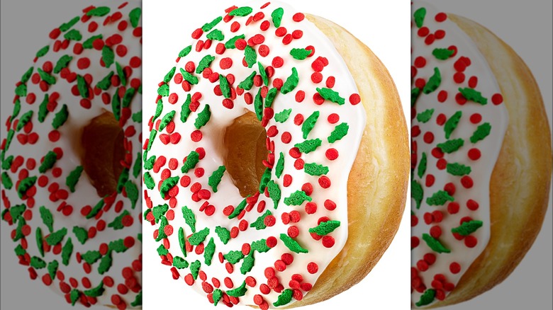 Dunkin's Christmas donut