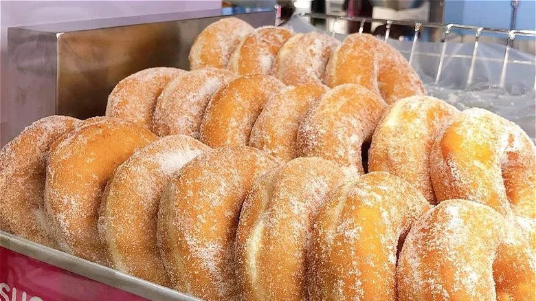 Dunkin' sugared donut display