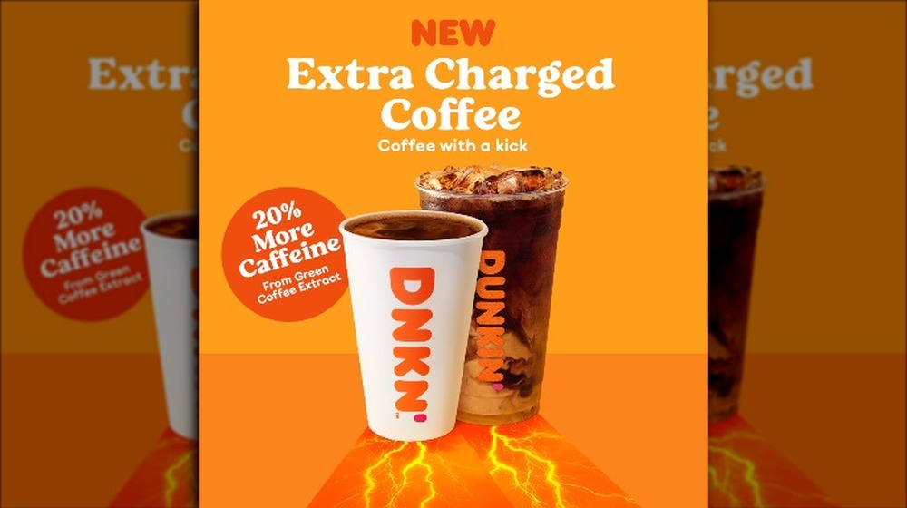 Dunkin' Donuts Extra Charged Coffee ad