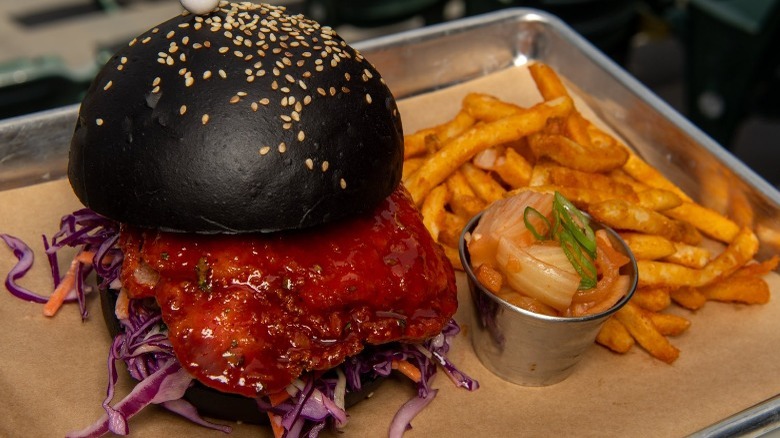 korean fried chicken sandwich