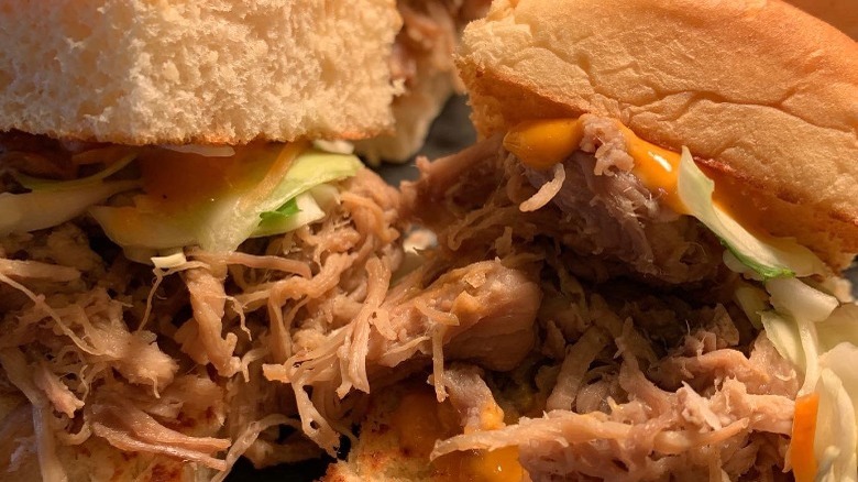 aloha slider with kalua pork