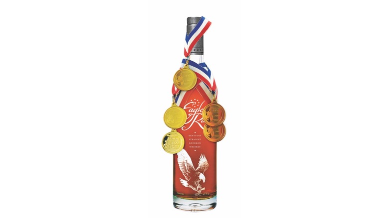 Eagle Rare with its medals