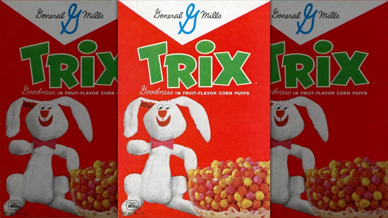 Early Trix Boxes Featured An Uncanny Mascot