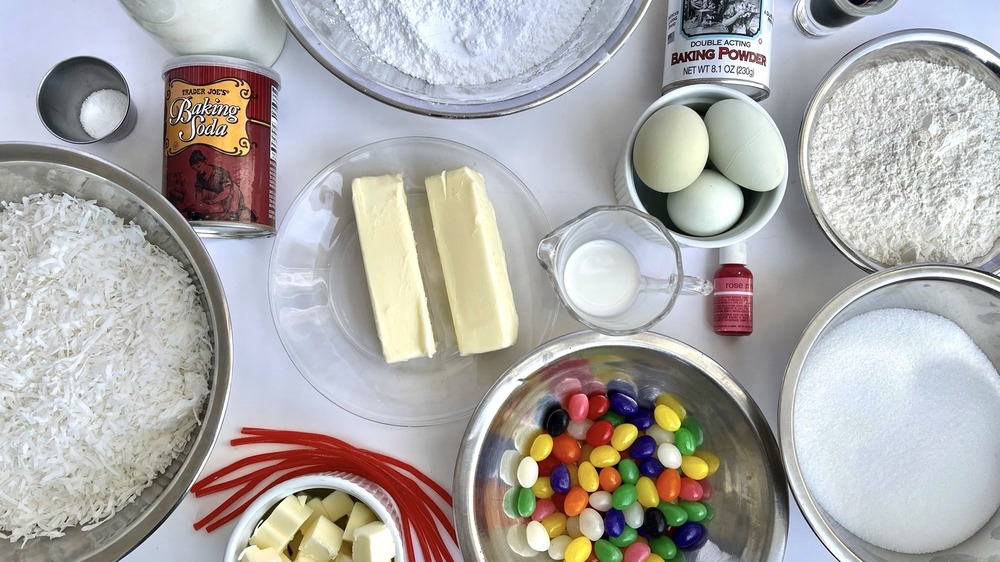 Easter bunny cake ingredients