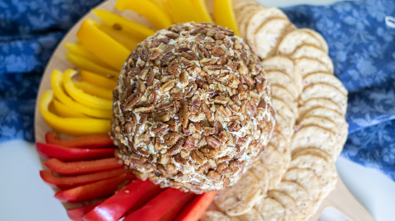 cheese ball platter