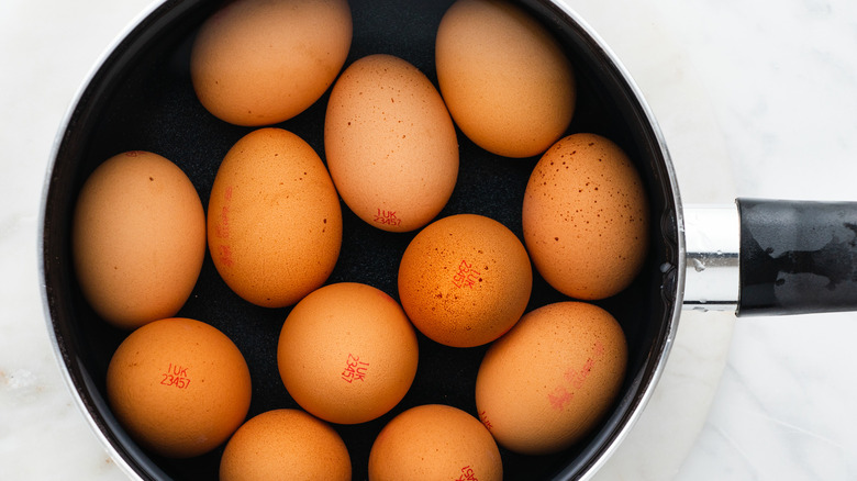 boiling eggs