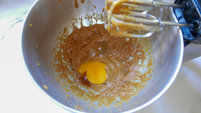 batter in mixing bowl 