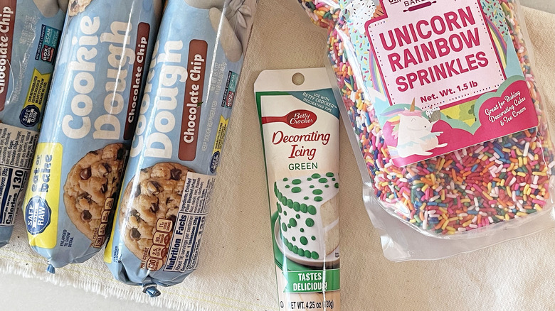 Ingredients for cookie cake