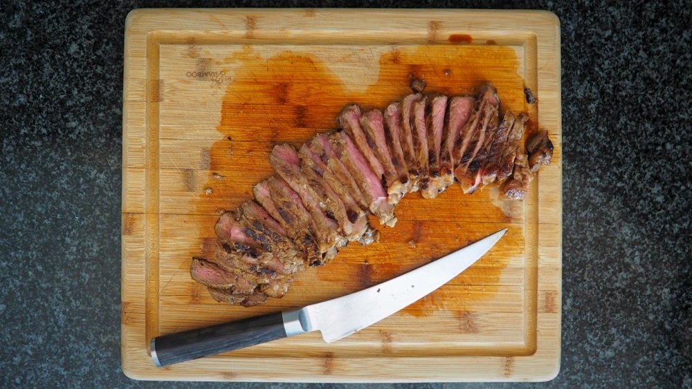 steak marinade sliced