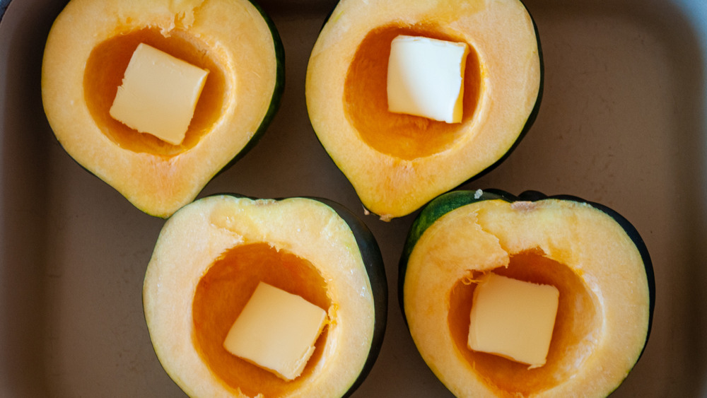 butter in acorn squash