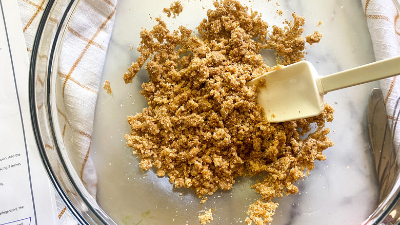 cookie dough in bowl 