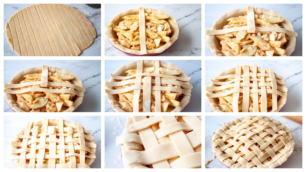 lattice crust for apple pie