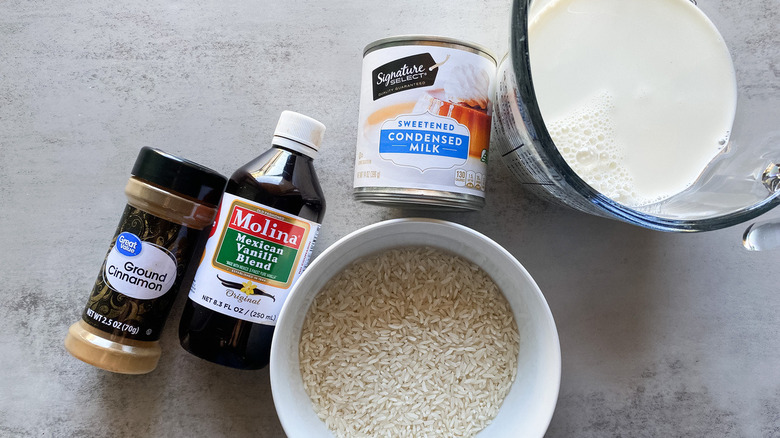 arroz con leche ingredients