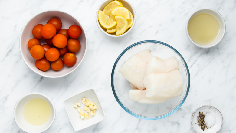 Baked cod ingredients