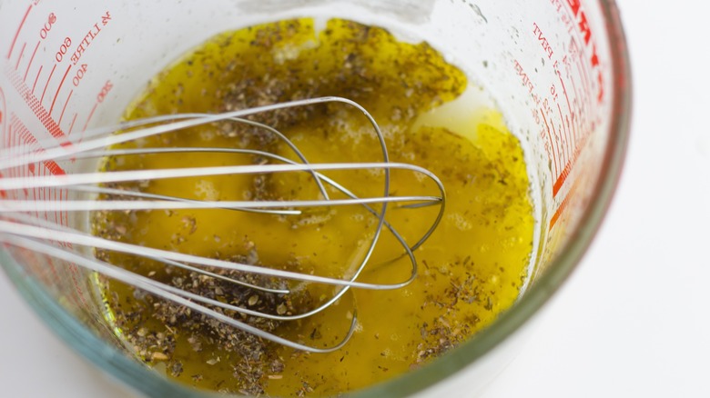 marinade with whisk