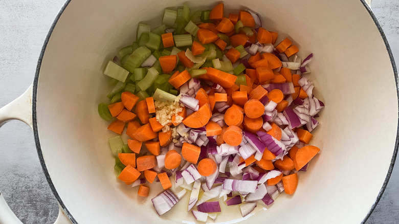 baked rice pilaf vegetables