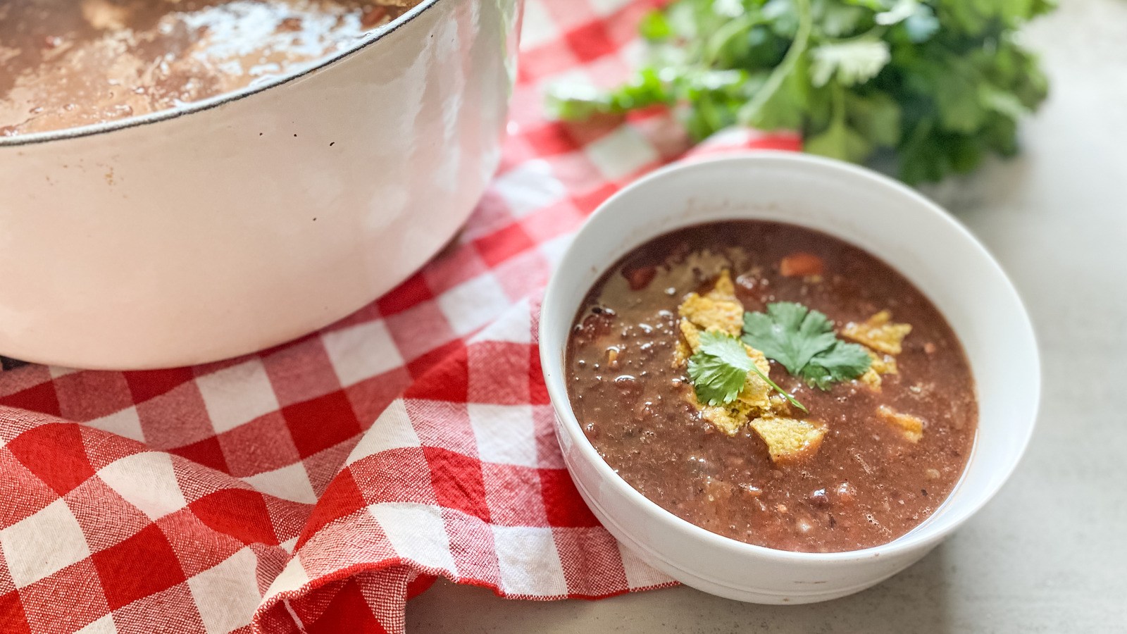 Easy Puréed Bean Soup