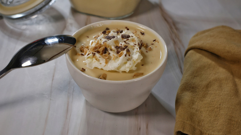 boozy butterscotch pudding