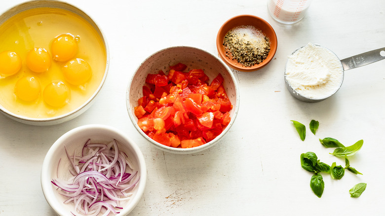 Easy Brunch Casserole ingredients 