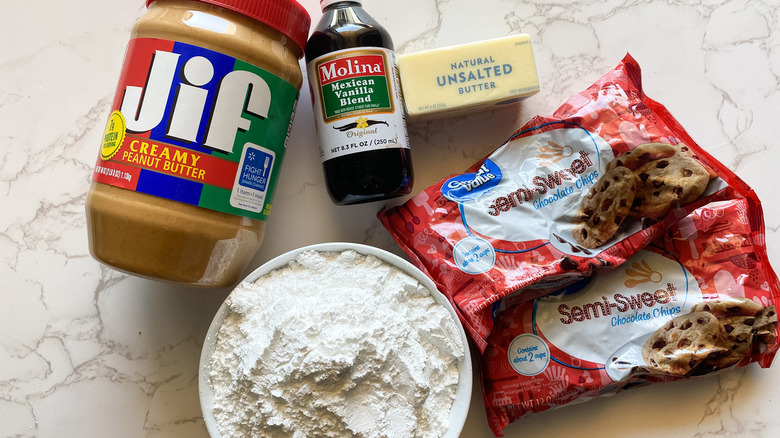 Different kinds of ingredients placed on the table.