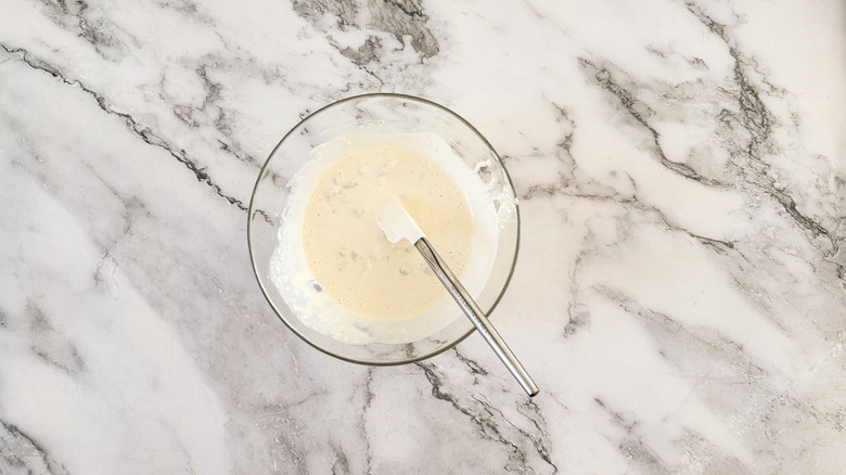 blue cheese dressing in bowl