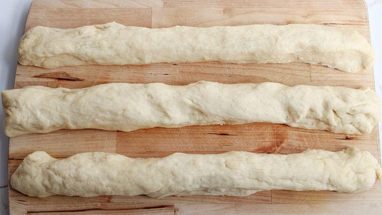 strips of dough