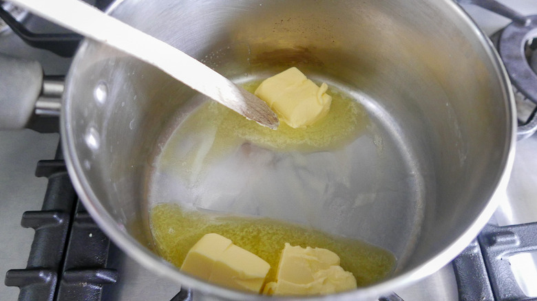 butter in a pot 