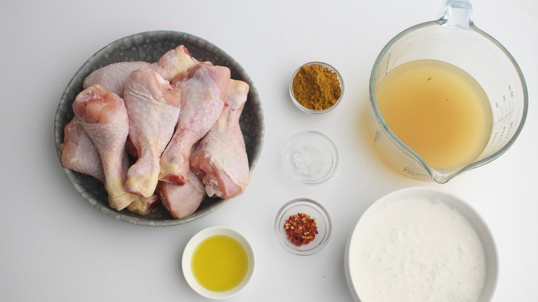 ingredients on counter 