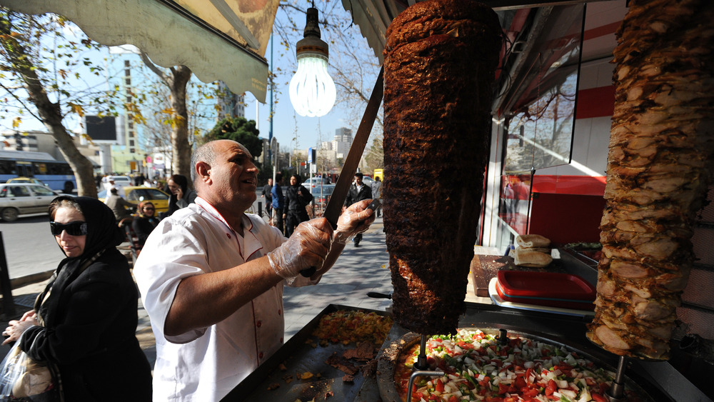 street chicken shawarma