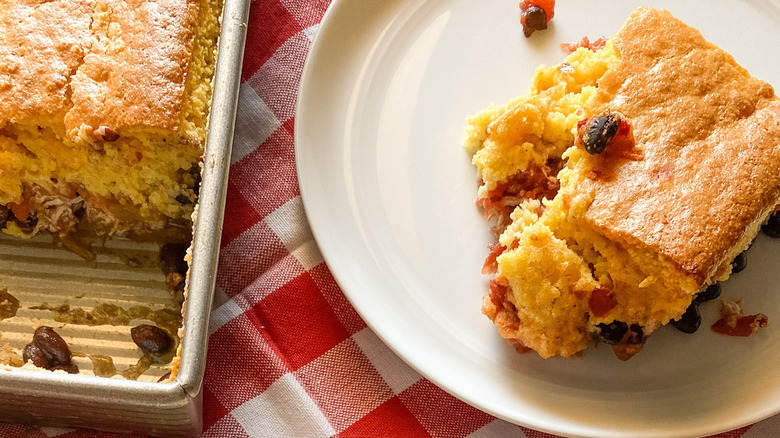 easy chicken tamale pie