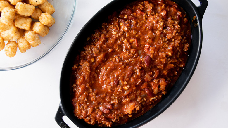 Chili in a pot